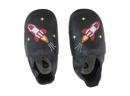 נעלי טרום הליכה לתינוקות חללית צבע שחור