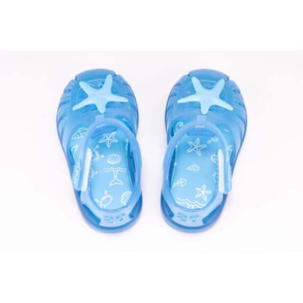 נעלי ים כוכב עם סולייה ים צבע כחול סולייה כחול בהיר