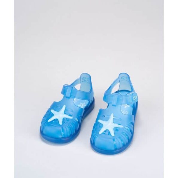 נעלי ים כוכב עם סולייה ים צבע כחול סולייה כחול בהיר